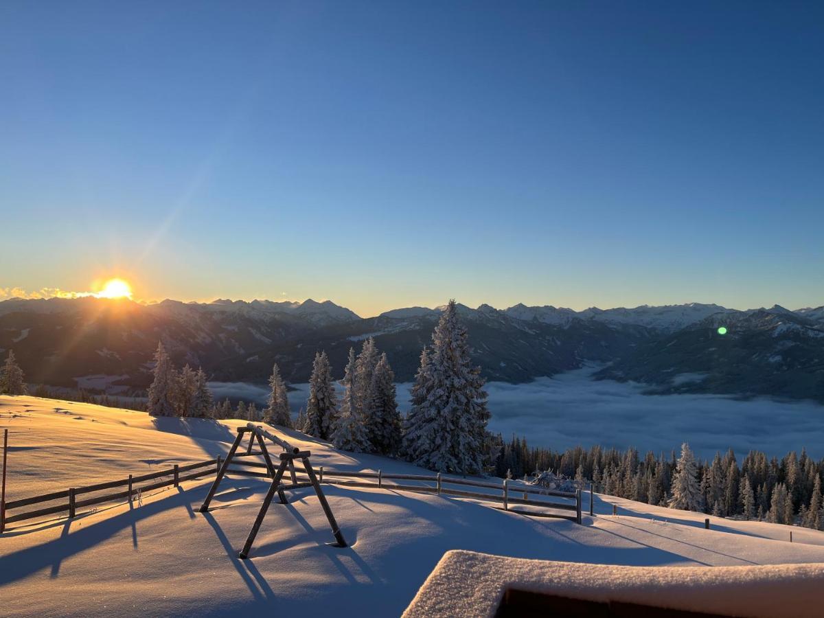 Radstaedter Huette Im Winter Nicht Mit Dem Auto Erreichbar Wunderschoene Alleinlage Schwemmberg エクステリア 写真