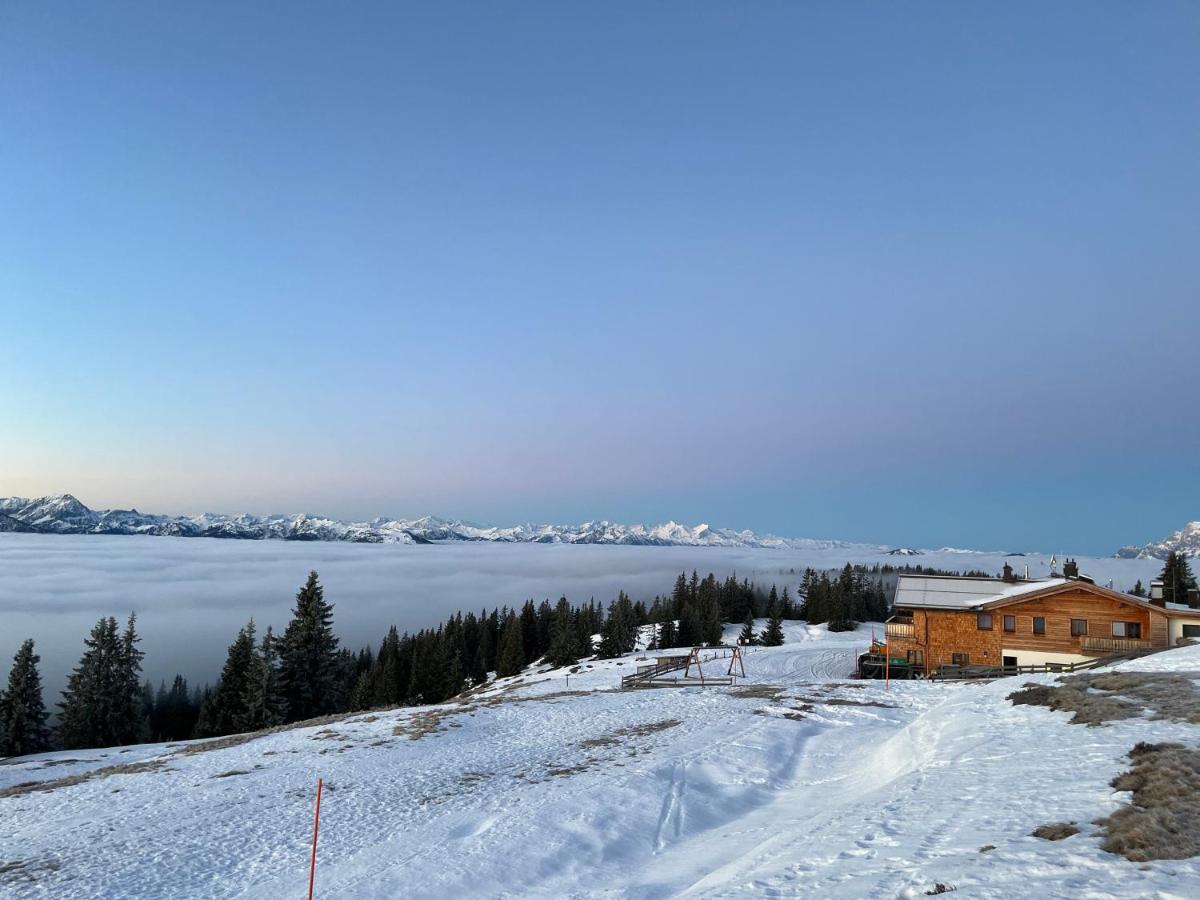 Radstaedter Huette Im Winter Nicht Mit Dem Auto Erreichbar Wunderschoene Alleinlage Schwemmberg エクステリア 写真
